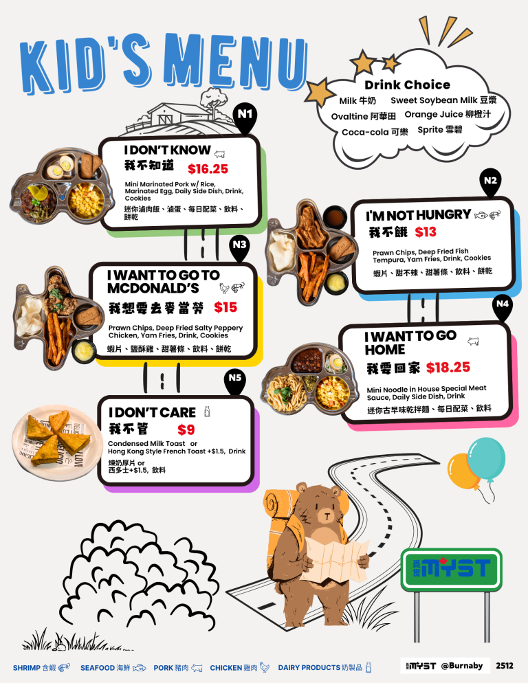 兒童菜單 2512